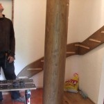 Montáž dřevěných schodů