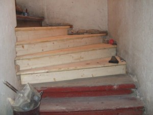 Oprava dřevěných schodů