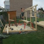 Montáž zahradního domku